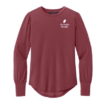 ACH102 • Mercer+Mettle® Women’s Stretch Jersey Long Sleeve Blouson Top